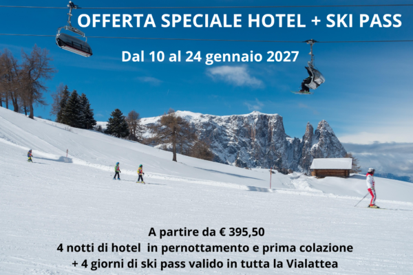 offerta speciale hotel + ski pass